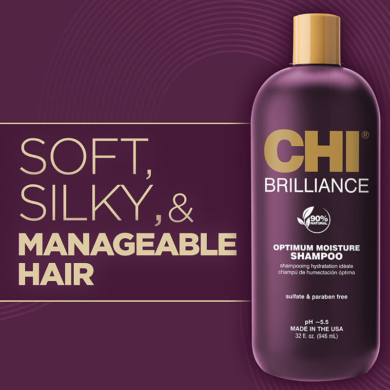 Brilliance Optimum Moisture Shampoo - 32 Ounces, , large image number null